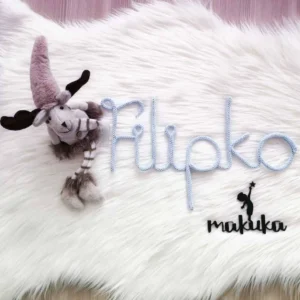 Pletený nápis